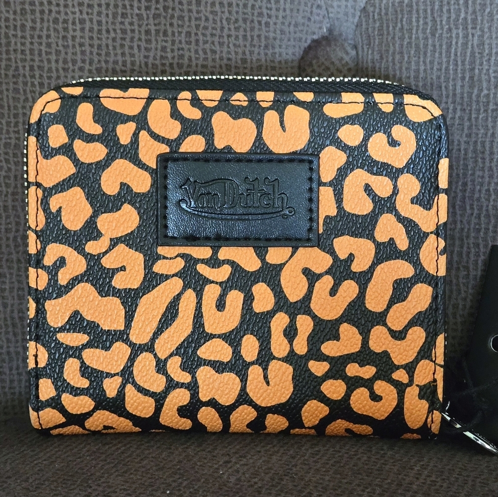 Von Dutch "Orange🧡 Cheetah" Bifold✌️ Wallet - NWT - Picture 14 of 16